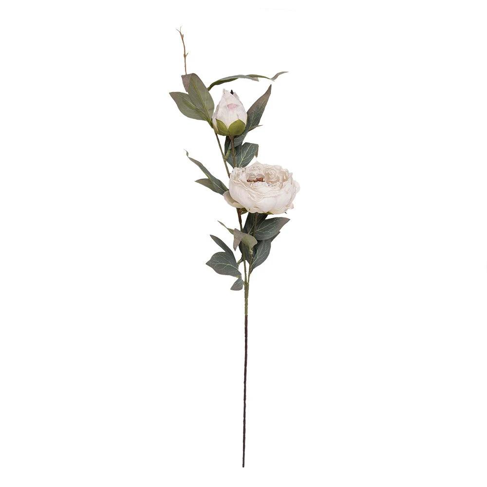 Artificial flower 83 cm White Plastic by Clayre & Eef.