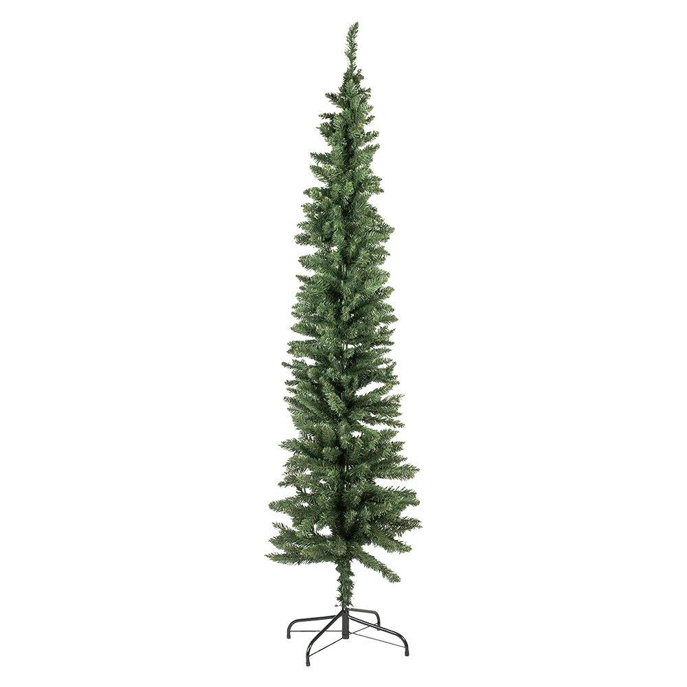 Christmas tree green, plastic and metal 50x50x210 cm by Clayre & Eef.