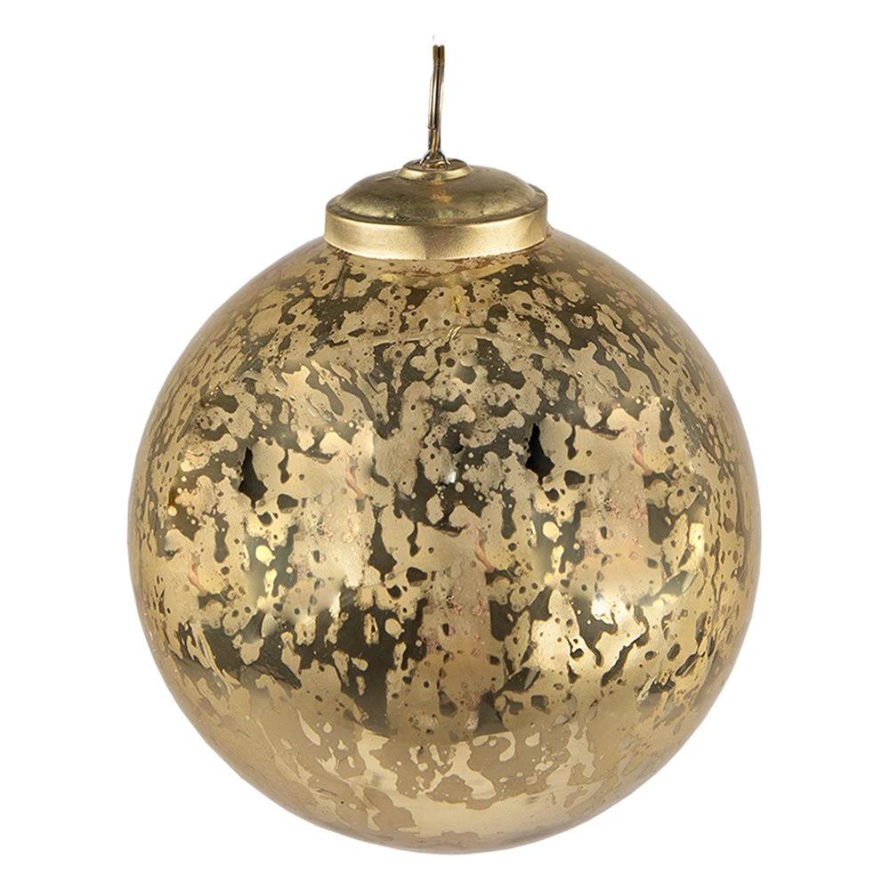 Christmas ball Ø 9x10 cm by Clayre & Eef.