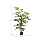 Artificial plant Monstera green by Mica Decorations
