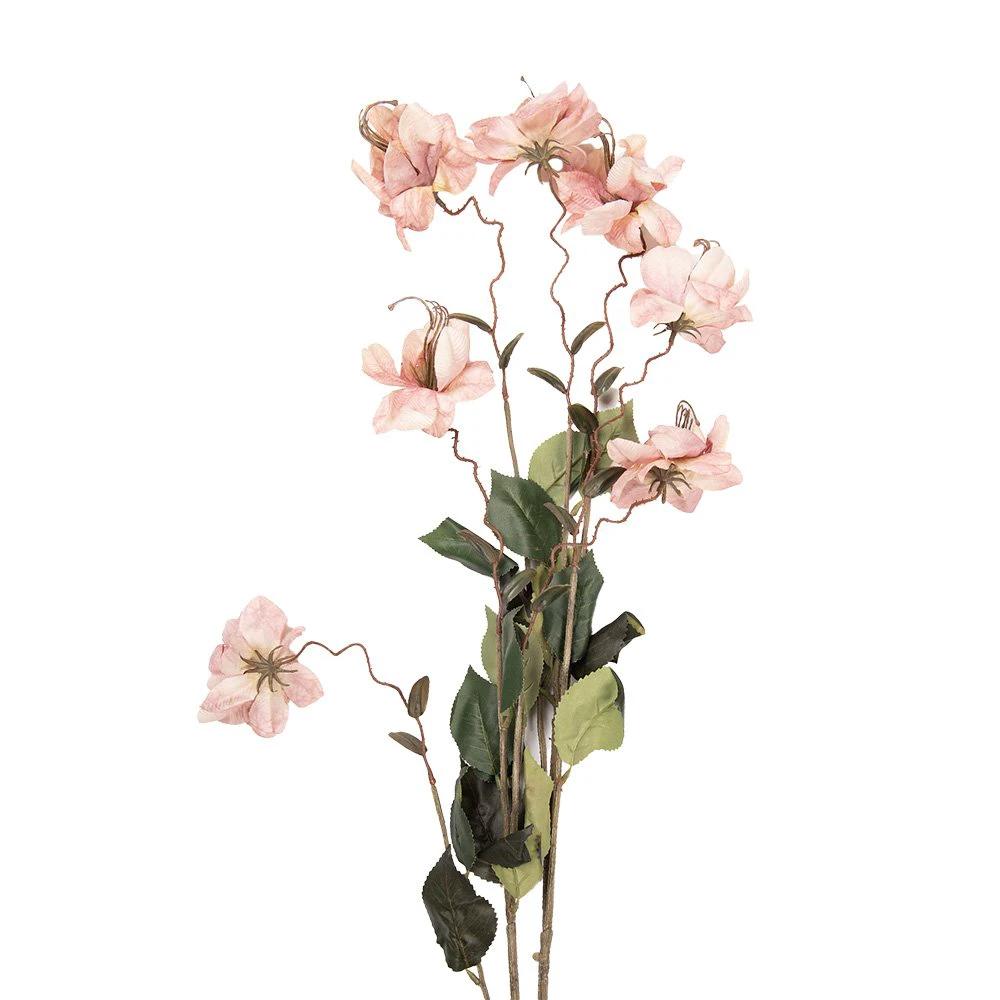 Artificial flower 120 cm Pink Plastic by Clayre & Eef.