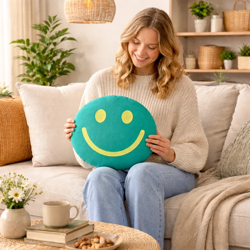 Decorative cushion Green by Mica Decorations
