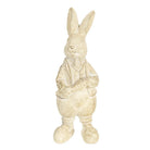 Decoration rabbit 6x6x13 cm by Clayre & Eef.
