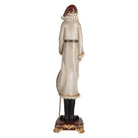 Christmas decoration image Santa 10x10x42 cm Gray plastic by Clayre & Eef.