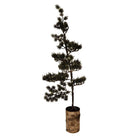 Mini Artificial Christmas Tree 35x35x100 cm / 3xAAA Green Wood by Clayre & Eef.
