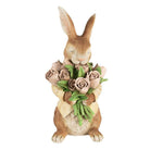 Dekorationsbild Hase 39 cm brauner Kunststoff von Clayre & Eef.