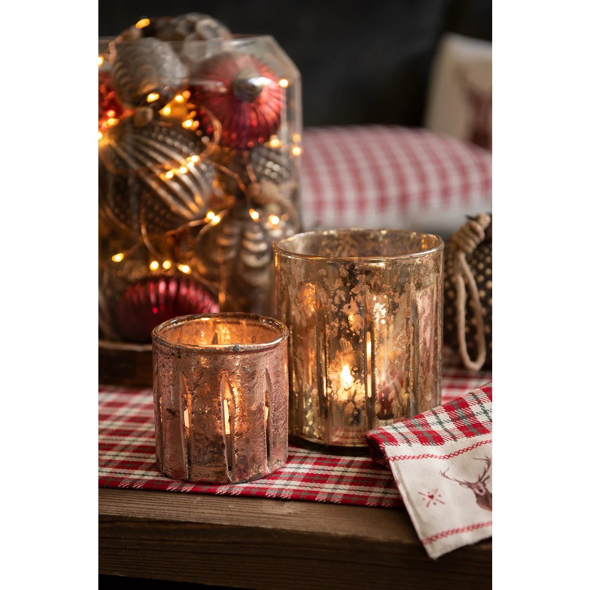 Tealight holder Ø 9x9 cm by Clayre & Eef.