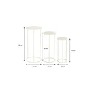 Side table set Quinty Off-white by Mica Decorations