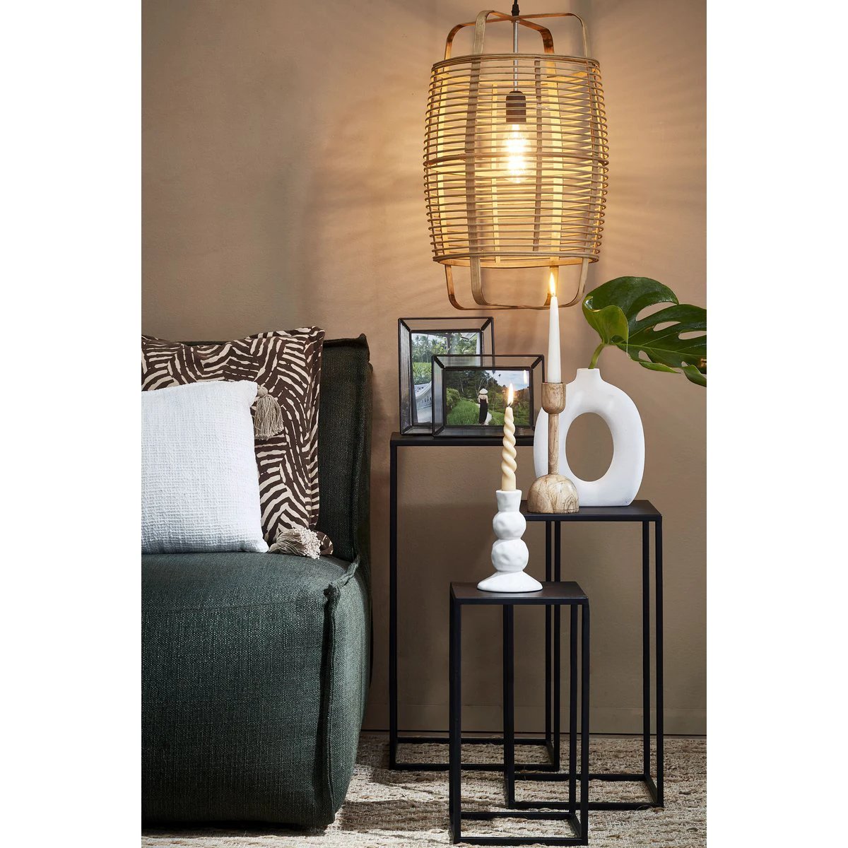 Side table set Quinty Black by Mica Decorations