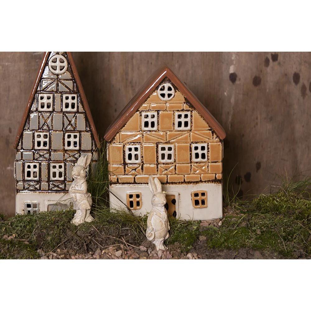 Decoration rabbit 4x4x11 cm by Clayre & Eef.