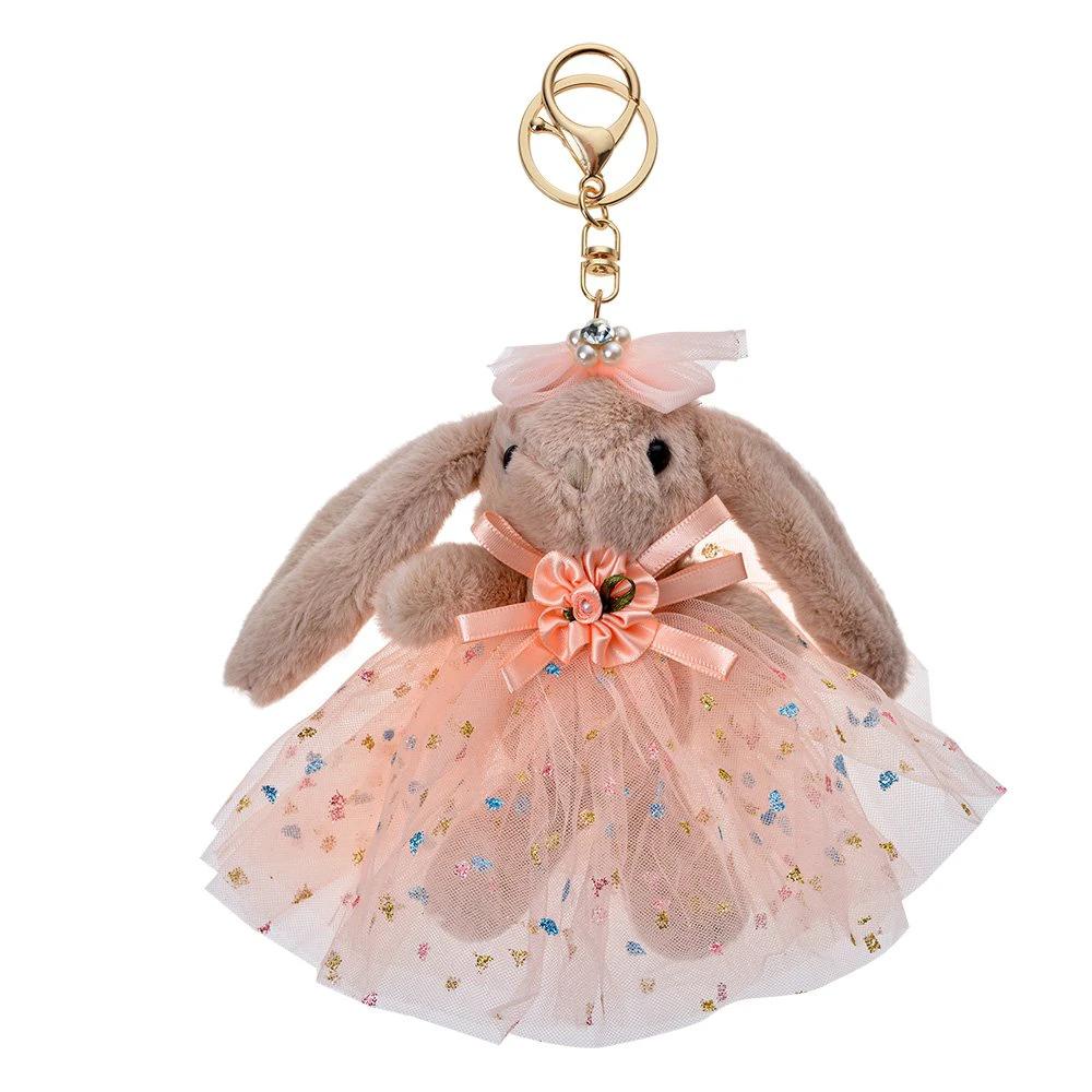 Schlüsselanhänger Hase Orange von Clayre & Eef.