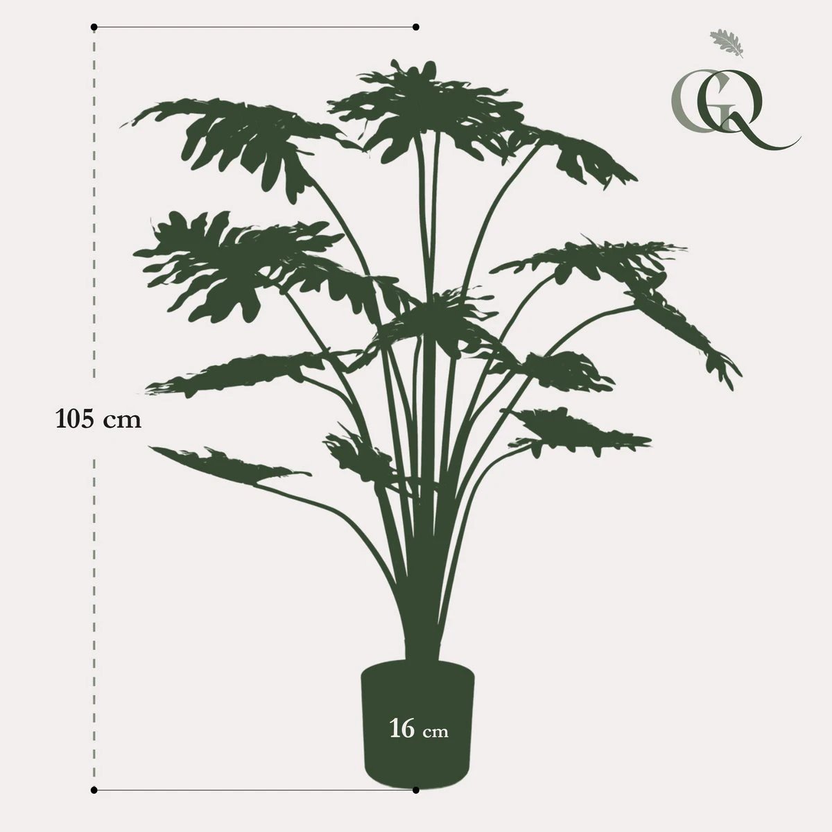 Art Plant - Philodendron - 105 cm by Green boutiQ