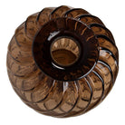 Vase Ø 19x21 cm Brown Glass by Clayre & Eef.