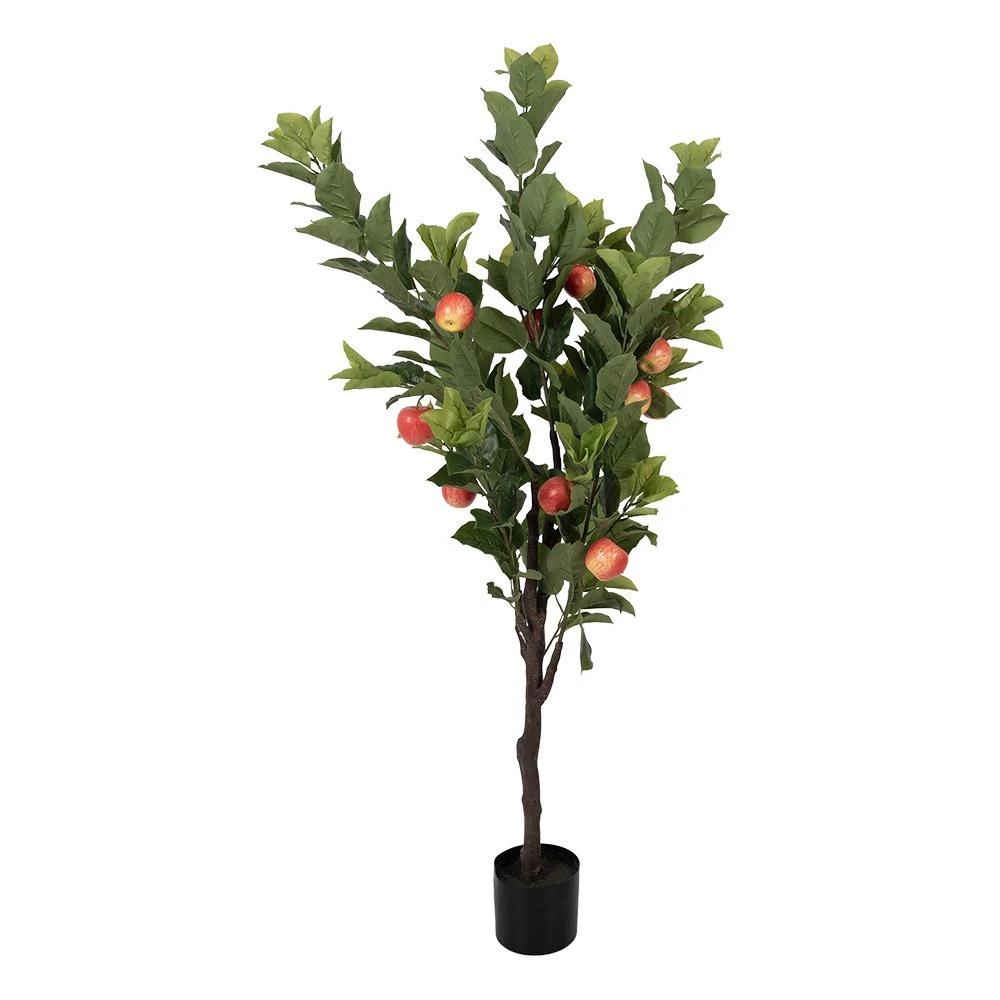 Artificial tree Apple 30x30x150 cm Green Plastic by Clayre & Eef.