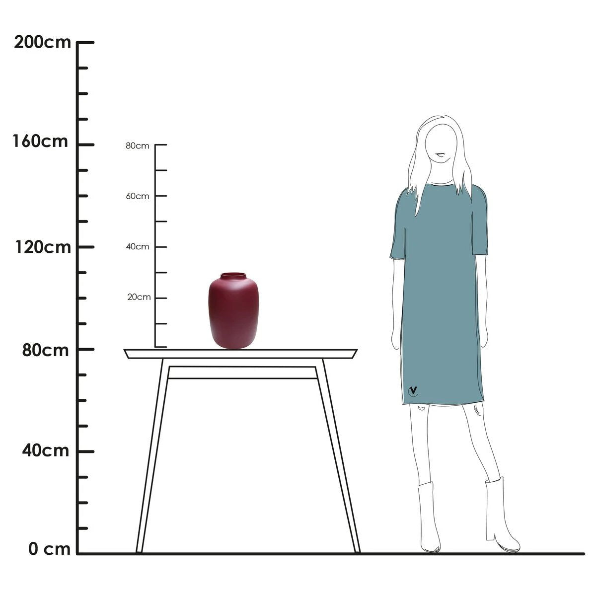 Vaas - Artic matte violet by Vase The World