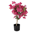 Artificial tree Bougainvillea 30x30x90 cm Pink Plastic by Clayre & Eef.