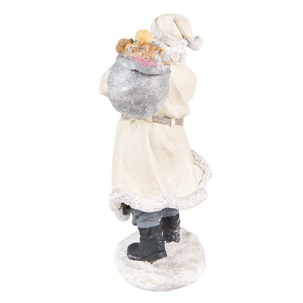 Dekoration Weihnachtsmann 11x9x21 cm von Clayre & Eef.