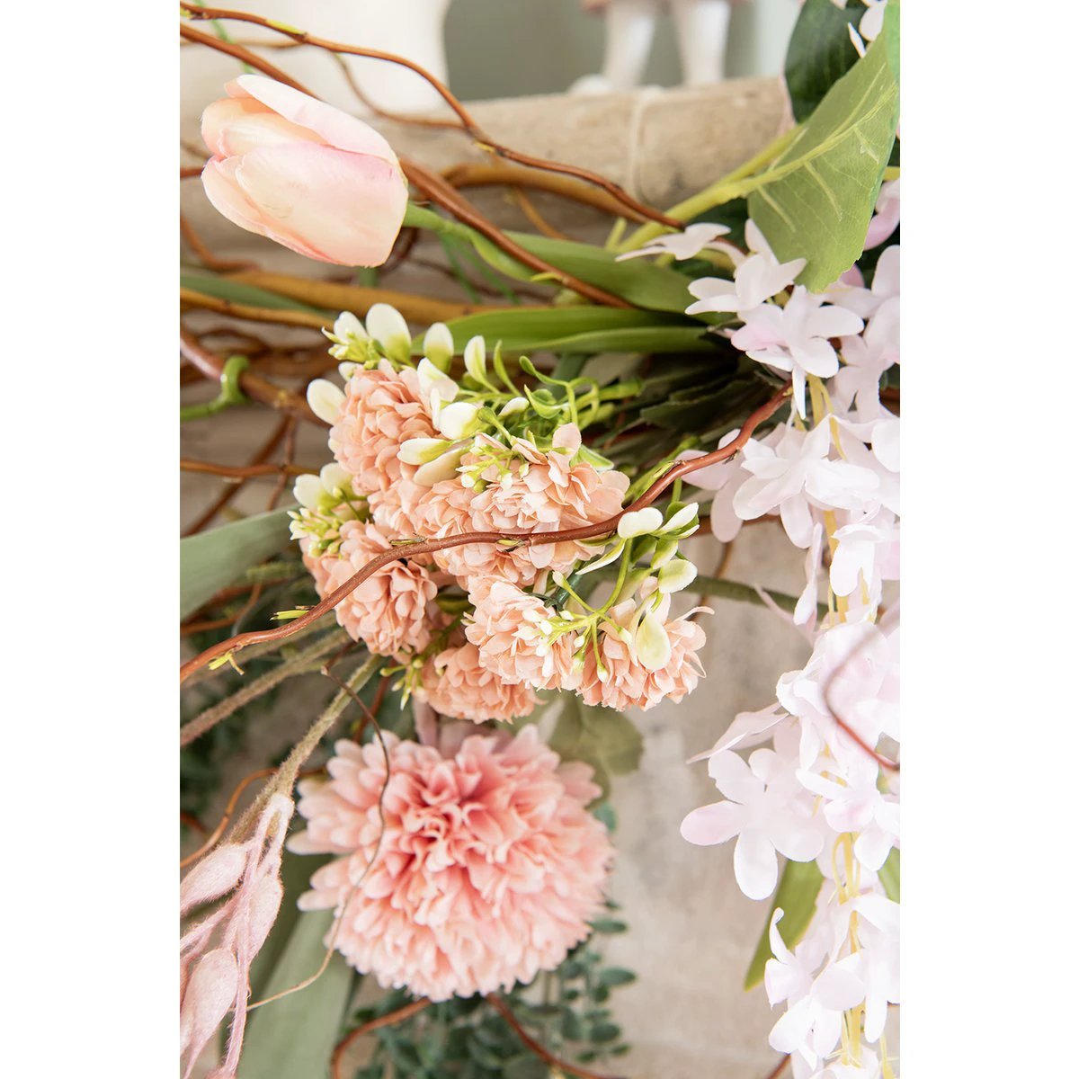 Künstliche Blume 31 cm rosa Kunststoff von Clayre & Eef.