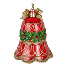 Christmas Decoration Image Bell Ø 32x41 cm Red Plastic by Clayre & Eef.
