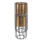 Pflanzenhalter stehend Set (2) Ø 32x74 / Ø 26x54 cm von Clayre & Eef.