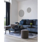 Jersey Mirror - Brass Look, Steel, Ø40cm by EMIRELLE