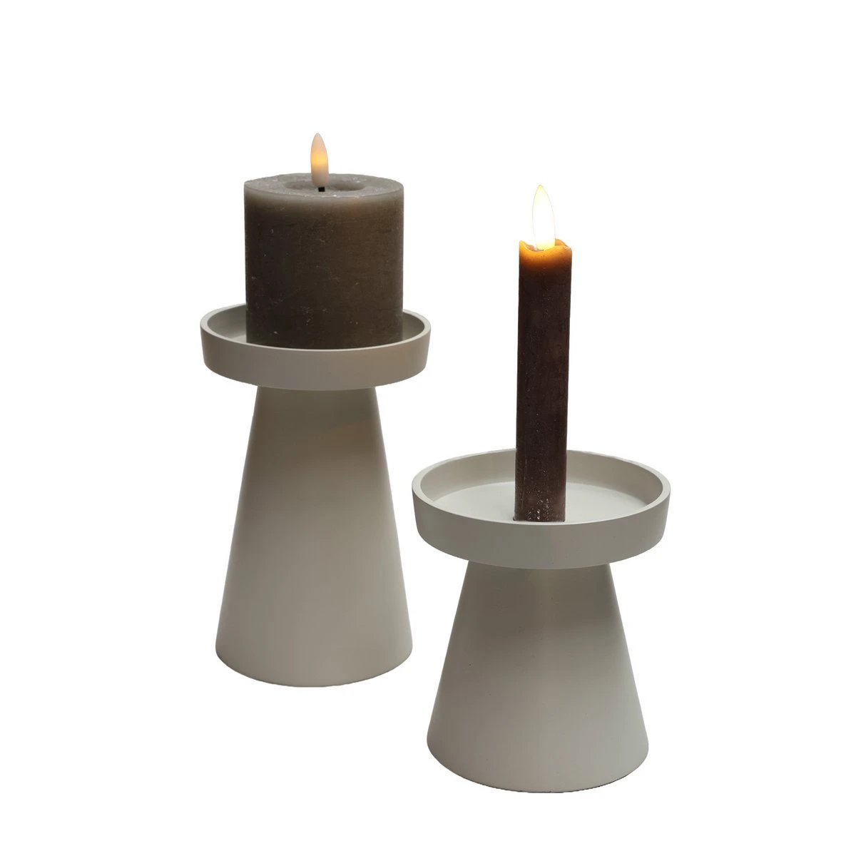 Candle holder - Viedma ivory *Expected end of August by Vase The World