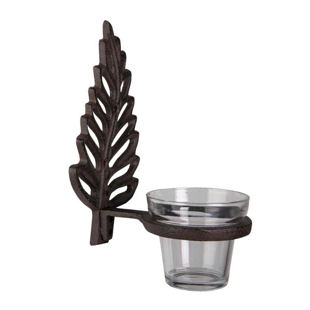 Tea light holder 10x12x19 cm by Clayre & Eef.