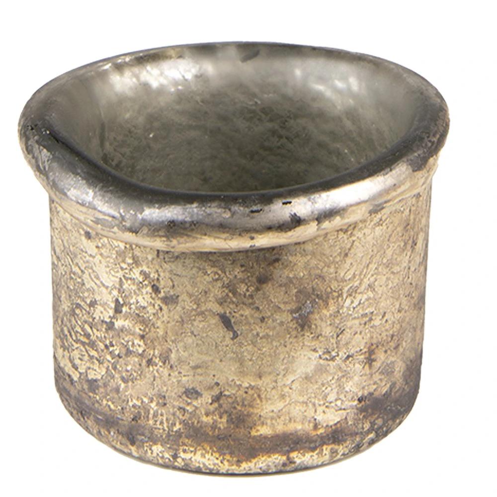 Tealight holder Ø 8x7 cm by Clayre & Eef.