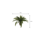 Artificial plant Fern Green by Mica Decorations