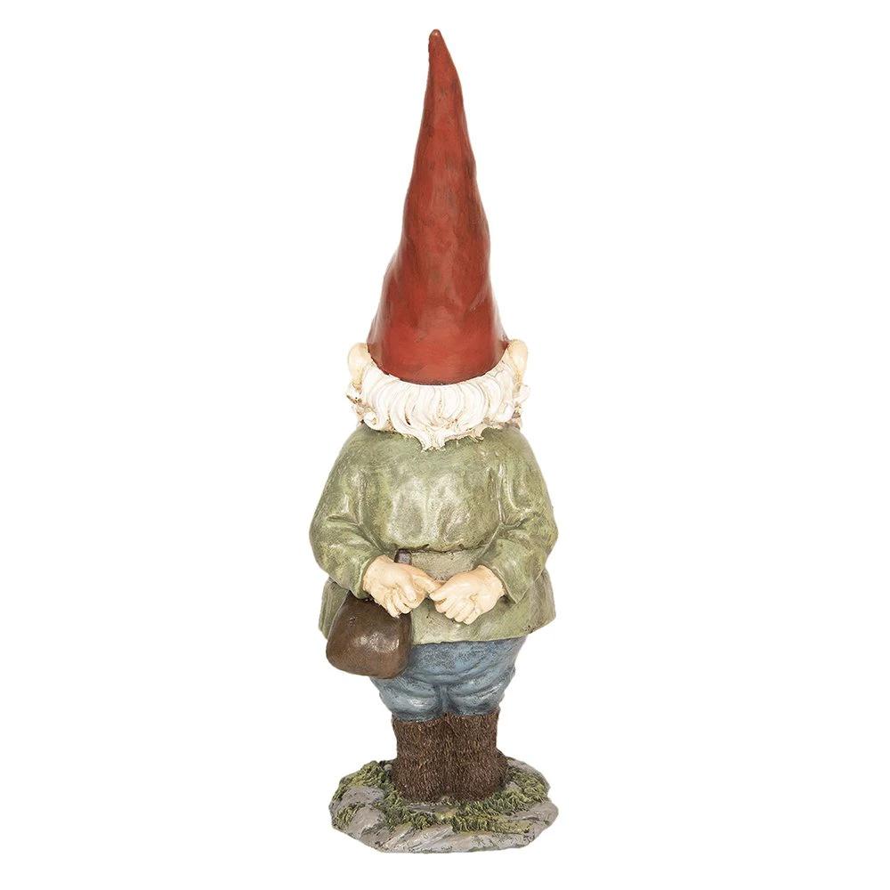 Image Kabouter 22x13x40 cm Green Polyresin Home accessories by Clayre & Eef.