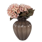Vase Ø 16x21 cm Brown Glass by Clayre & Eef.