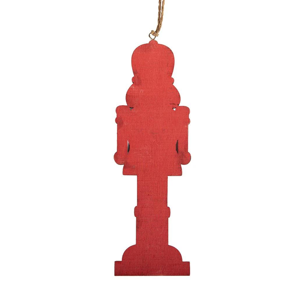 Kersthanger Notenkraker Rood Hout by Clayre & Eef.