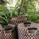 Storage Basket PURA | Plant Basket | Laundry Basket (black) made from Banana Fibre (3 sizes) by Soeji