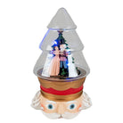 Bell jar with nutcracker and LED 15x13x24 cm / 2xAAA by Clayre & Eef.