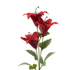 Artificial flower 72 cm red plastic by Clayre & Eef.