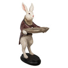 Decoration image rabbit 50x63x107 cm beige red plastic by Clayre & Eef.