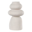 Vase - Beige, Stoneware, Ø14.5x26.5 cm by EMIRELLE