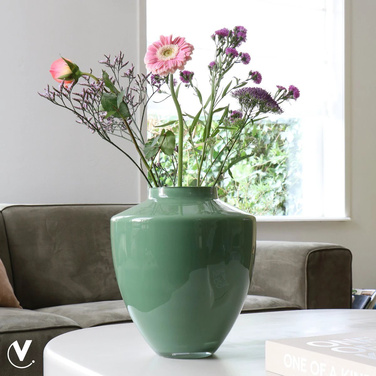 Vaas - Tugela Pastel Green by Vase The World
