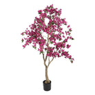 Kunstbaum Bougainvillea 80x80x180 cm Pink Kunststoff von Clayre & Eef.
