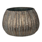 Flower pots (2) Ø 40x25 / Ø 28x19 cm by Clayre & Eef.