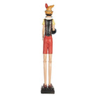 Decoration image Pinocchio 12x11x68 cm beige plastic by Clayre & Eef.