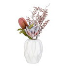 Vase - Vase, ceramic, beige, 19,5x19,5x26 cm by EMIRELLE