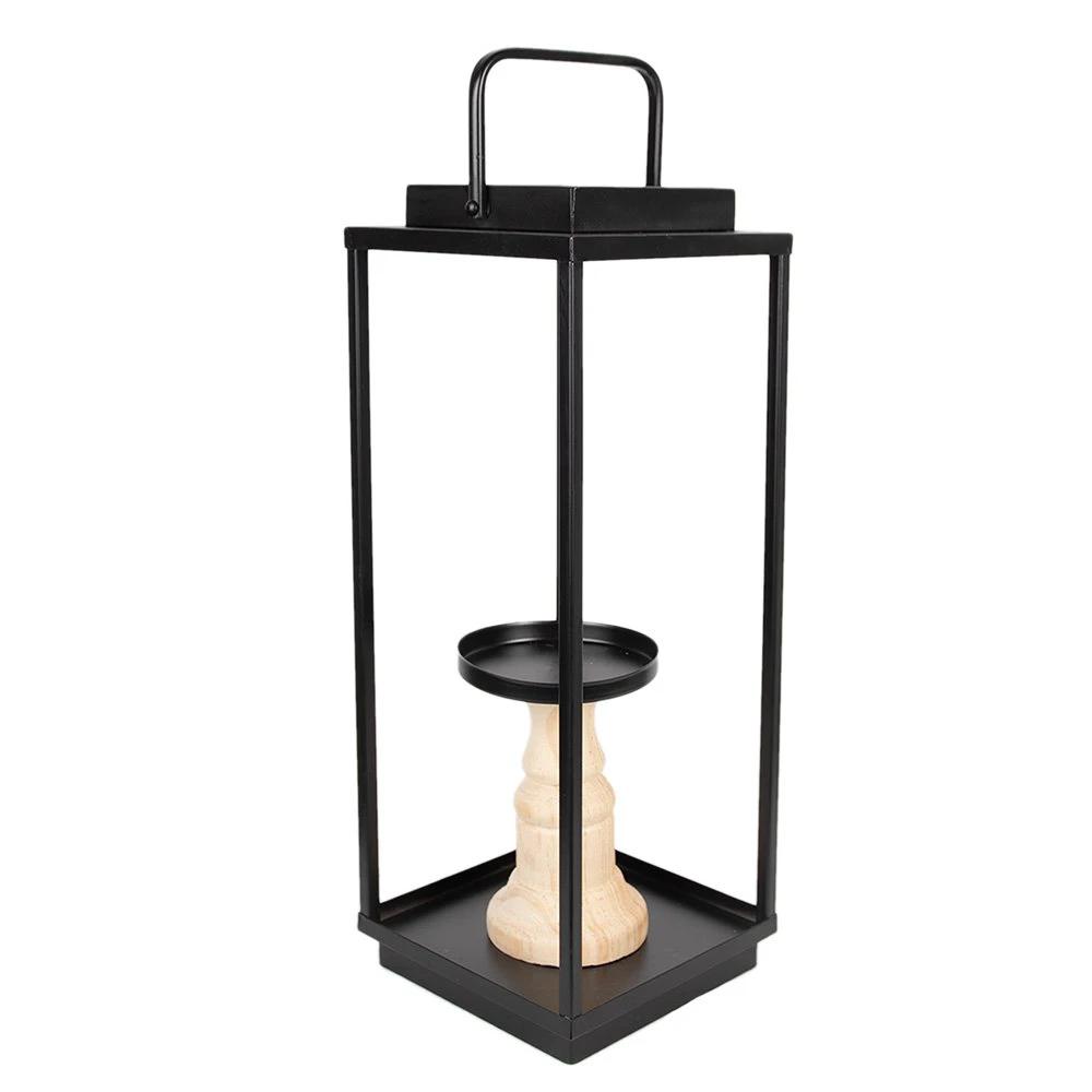 Kandelaar (set van 2) 15x15x50/57 / 15x15x40/46 cm by Clayre & Eef.