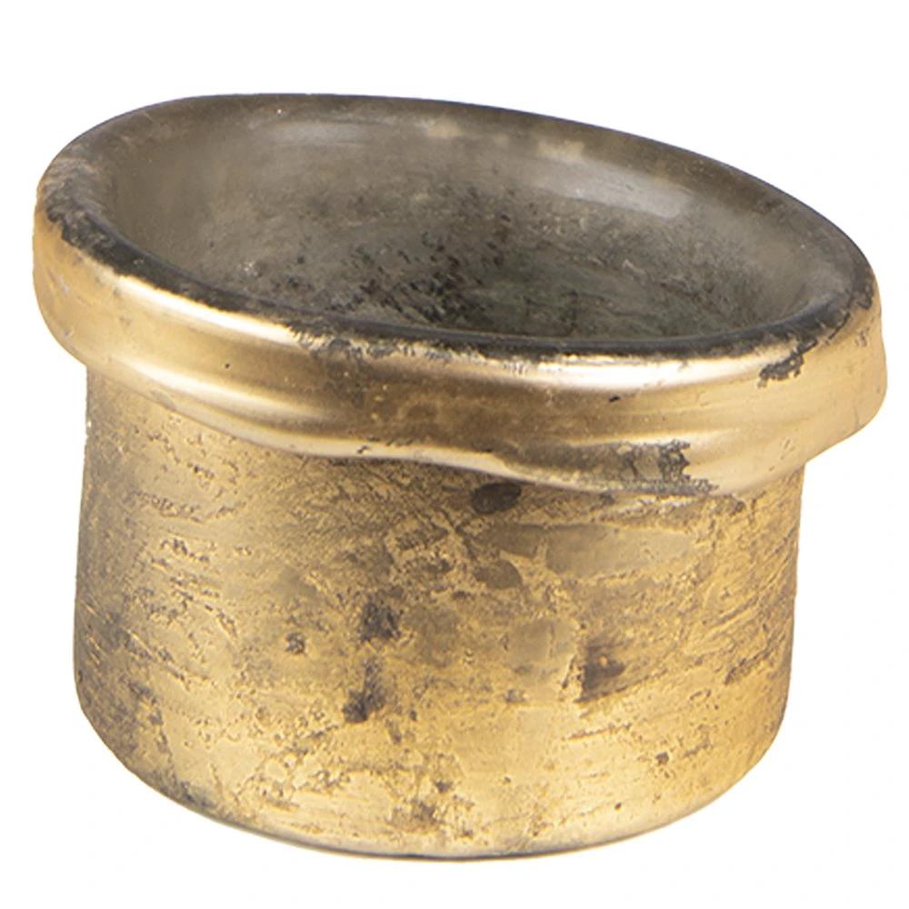 Tealight holder Ø 8x6 cm by Clayre & Eef.
