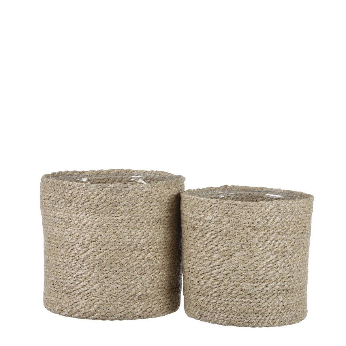 Plantenmand set Atlantic Crème by Mica Decorations