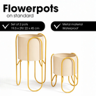 Flowerpot inside Danube Yellow by Mica Decorations