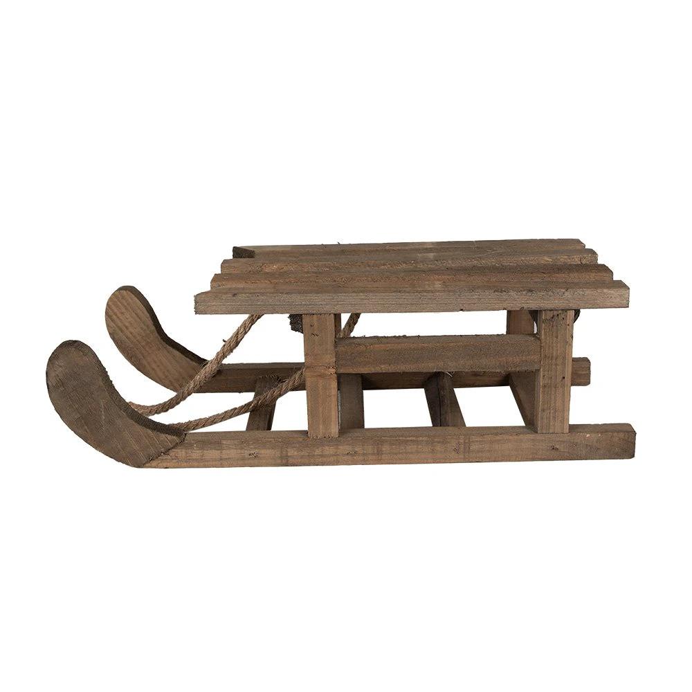 Decoration sleigh 38x14x12 cm by Clayre & Eef.