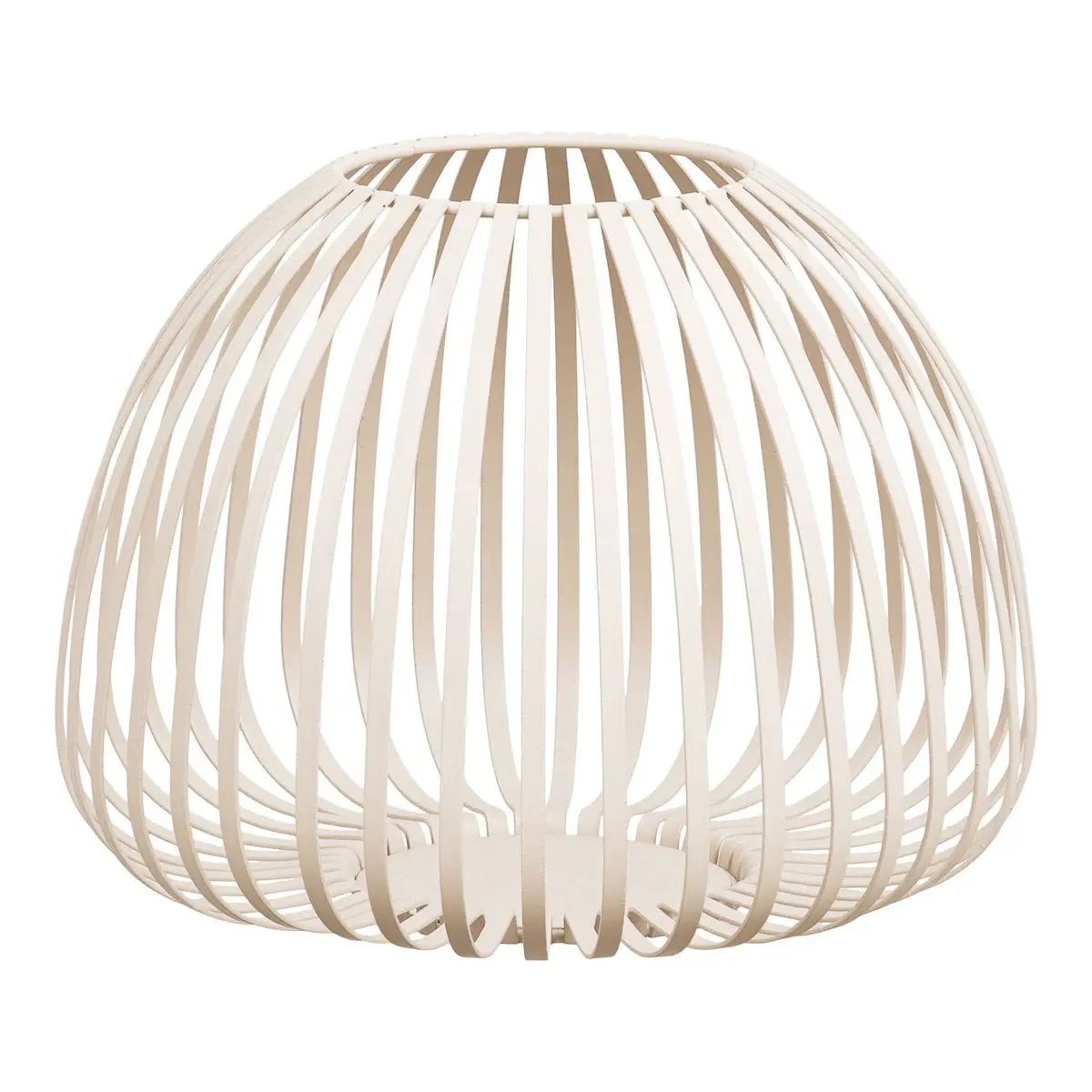 Stoense Lantern, metal, beige, ø25x19 cm by EMIRELLE