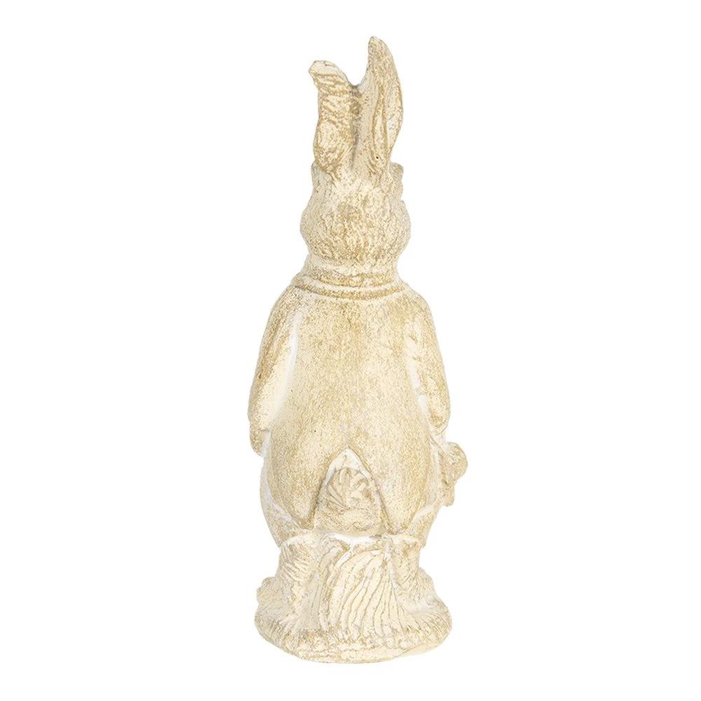 Decoration rabbit 4x4x11 cm by Clayre & Eef.