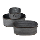Dekorativer Pflanzenhalter (3) 57x36x22 / 51x33x18 / 47x29x15 cm von Clayre & Eef.